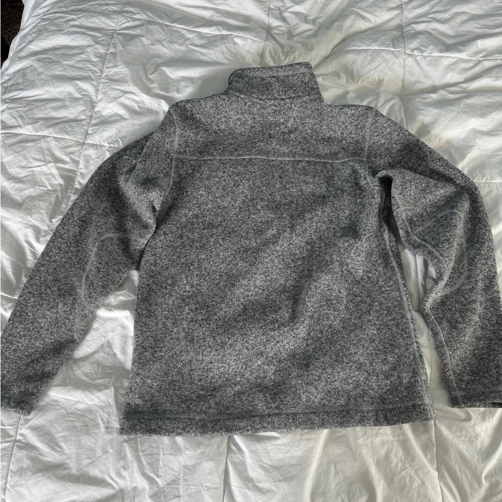 The North Face Men's Small Grey Quarter-Zip Fleece Pullover - Picture 7 of 11
